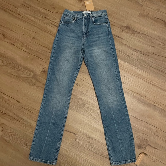 Reformation Liza Ultra High Rise Straight Jean in Malta - Size 25, NWT - Picture 3 of 6